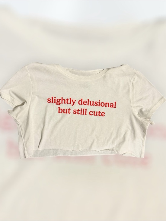 Wound Up Tops - Slightly delusional but still cute crop top